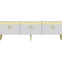 Safar TV-bänk - Vit