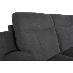 Salem hörnsoffa i mörkgrått tyg