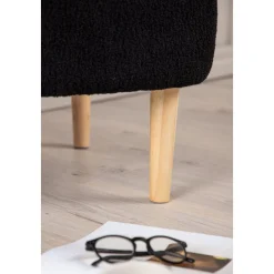 Salina sittpuff - Svart