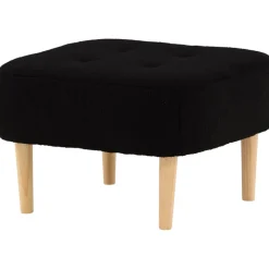 Salina sittpuff - Svart