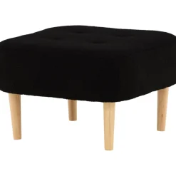 Salina sittpuff - Svart