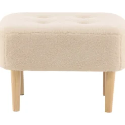 Salina sittpuff - Vit fleece