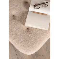 Salina sittpuff - Vit fleece