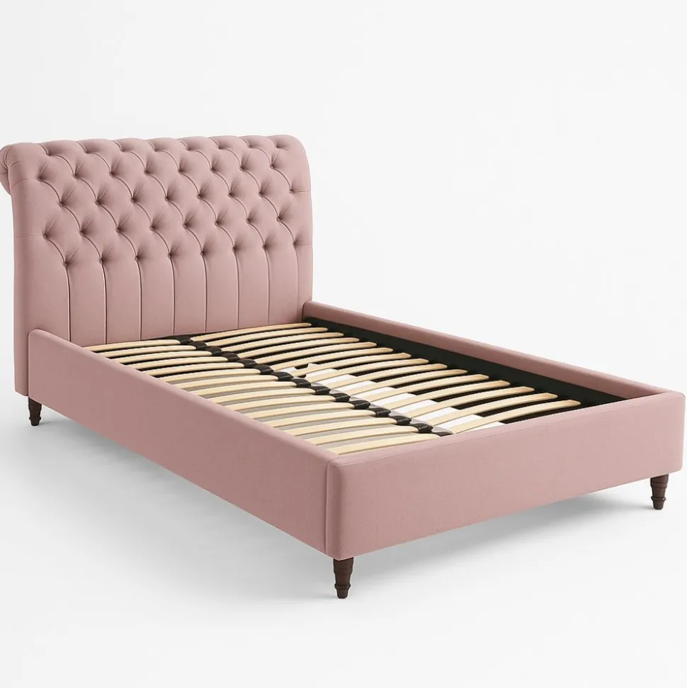 Salomon sängram 120 cm - Gammelrosa