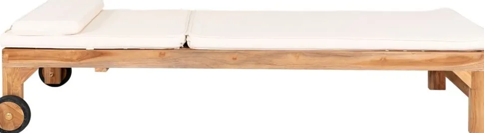 Saltö dyna till solsäng - Vit + Textilskydd för utemöbler