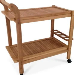 Saltö serveringsvagn i Teak + Textilskydd för utemöbler