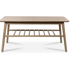 Saltö soffbord i oljad ek med hylla - 110 x 60 cm + Fläckborttagare för möbler