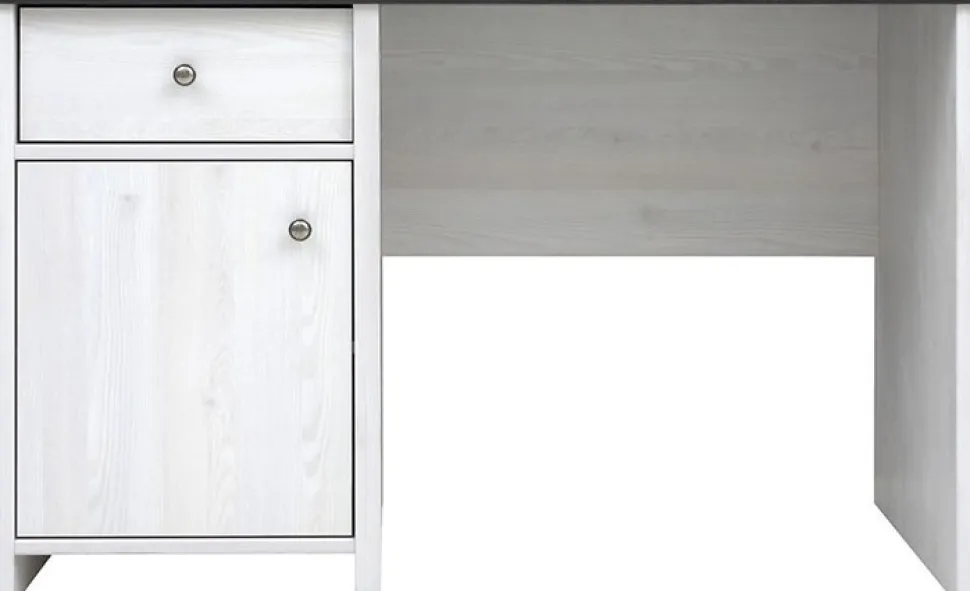 Salvador skrivbord 120 cm - Vit/svart + Möbeltassar