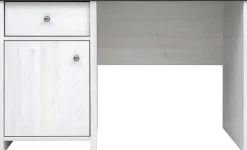 Salvador skrivbord 120 cm - Vit/svart + Textilrengöring för möbler