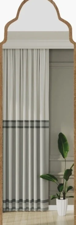 Samaran golvspegel - Safir ek + Karta med möbeltassar på köpet!