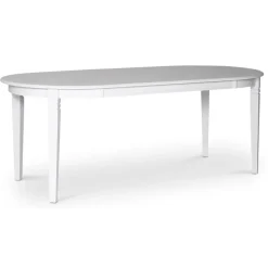 Sandhamn matgrupp; Ovalt matbord med 6 st Fårö matstolar