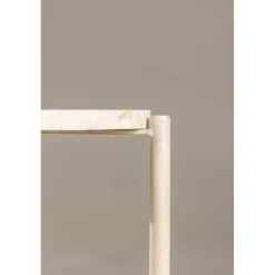 Sandhamn soffbord Ø40 cm - Beige