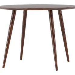 Sanford runt matbord i valnöt Ø100 cm