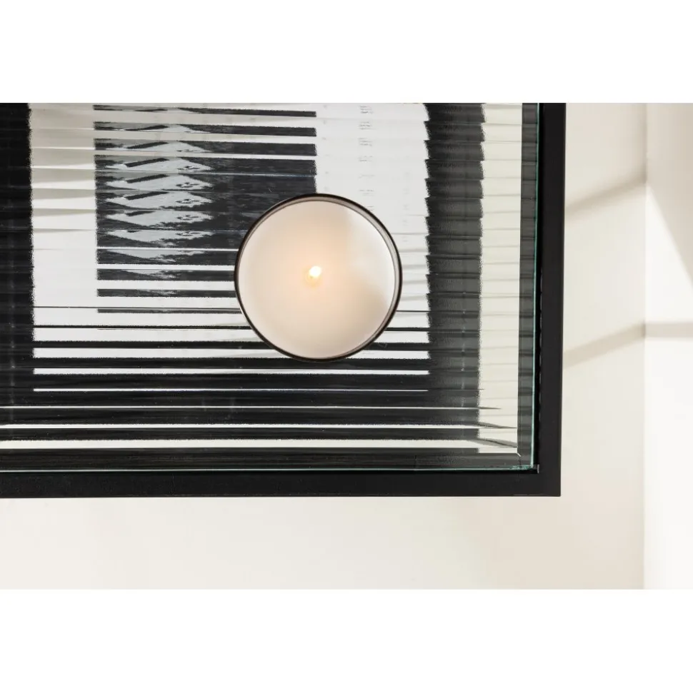 Sao paulo sidobord 40 x 40 cm - Svart