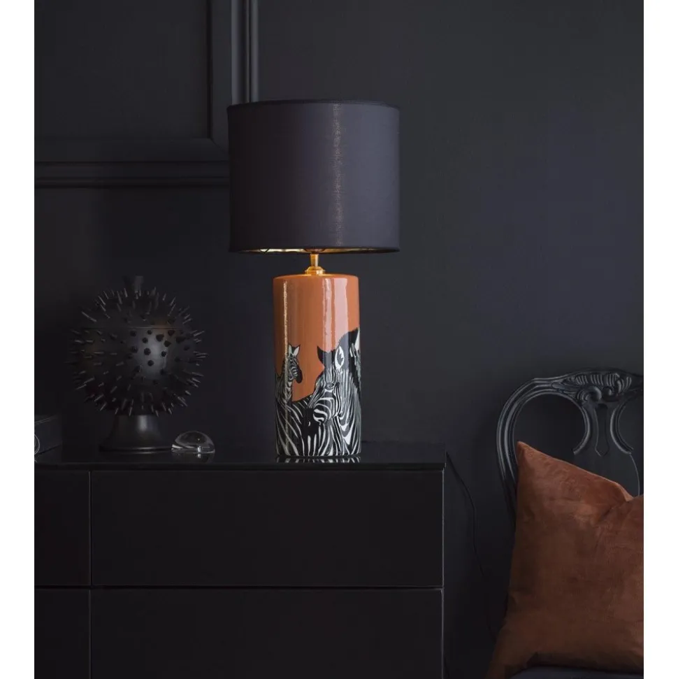 Sara Metallinsida lampskärm - Svart/Guld