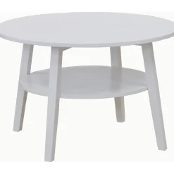 Sara runt soffbord Ø80 cm - Vit