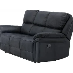 Saranda 3-sits reclinersoffa - Svart