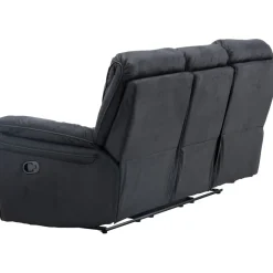 Saranda 3-sits reclinersoffa - Svart