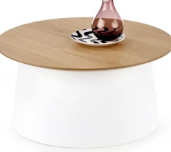 Saranda soffbord Ø69 cm - Vit