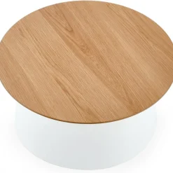 Saranda soffbord Ø69 cm - Vit