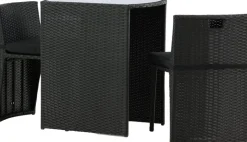 Savanna cafégrupp - Grå + Rengöringsmedel för utemöbler