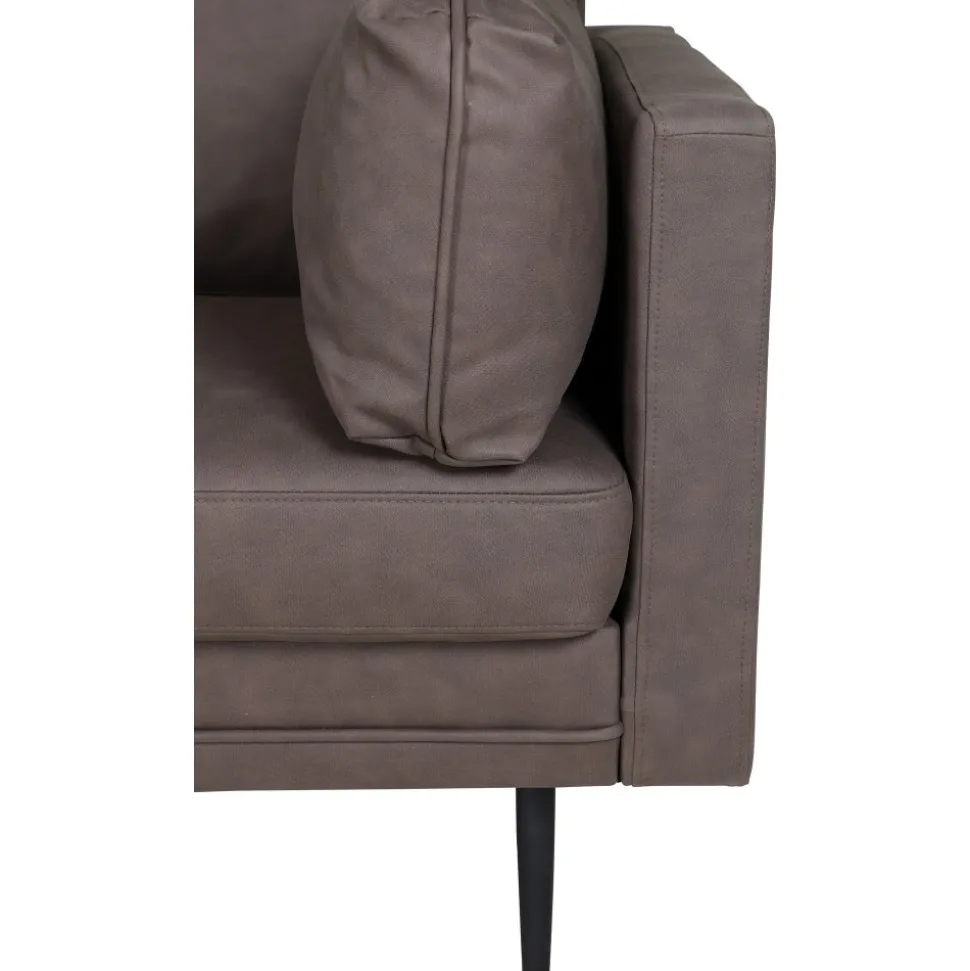 Savanna 2-sits soffa - Brun microfiber