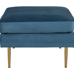 Savanna sittpuff - Blå sammet