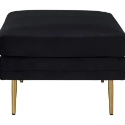 Savanna sittpuff - Svart sammet