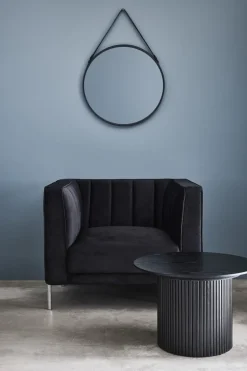 Scarlett soffbord Ø60 cm - Svart ask