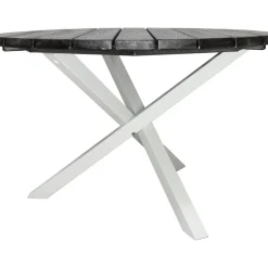 Scottsdale matbord Ø112 cm - Shabby Chic Grå/Vit