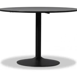 Seat matbord högtryckslaminat ø110 cm - Svart + Fläckborttagare för möbler