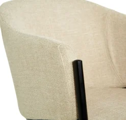 Seat matgrupp, matbord med 4 st Stacey sammetsstolar - Svart/beige