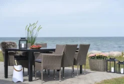 Seattle utestol - Mörkbrun