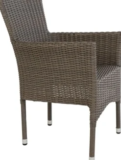 Seattle utestol - Mörkbrun + Fläckborttagare för möbler