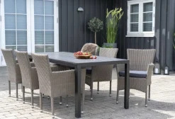 Seattle utestol - Mörkbrun + Fläckborttagare för möbler