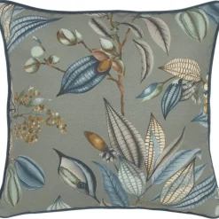 Seedpod kuddfodral 45 x 45 cm - Isblå