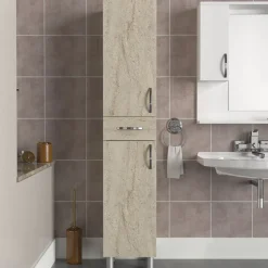 Selin badrumsskåp - Travertin