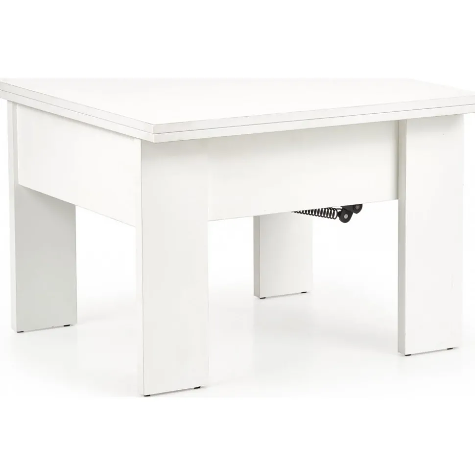 Serafin höj och sänkbart soffbord 80-160 x 80 cm - Vit