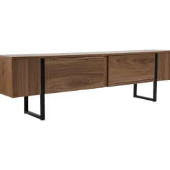 Serenity TV-bänk - Valnöt/svart