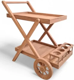 Serveringsvagn i teak - Saltö