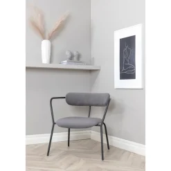 Shaun fåtölj - Grå manchester