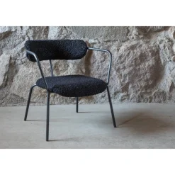 Shaun fåtölj - Svart teddy