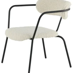 Shaun fåtölj - Vit teddy