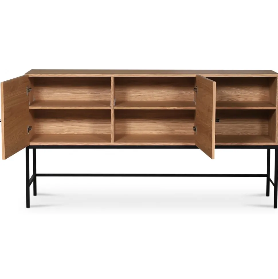 Sideboard i oljad ek 160 cm bred