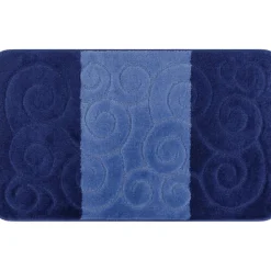 Sile badrumsmatta - Blå/mörkblå