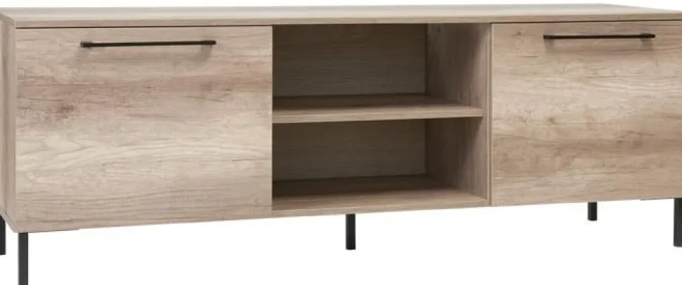 Simona TV-bänk 165 cm - Vintage ek