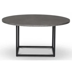 Sintorp runt soffbord Ø90 cm - Betong (Exklusivt laminat) + Möbeltassar