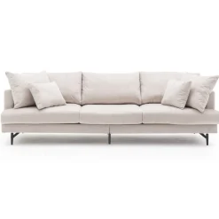 3-sits soffa i beige manchester - Hedlunda + Textilrengöring för möbler