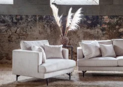 3-sits soffa i beige manchester - Hedlunda + Textilrengöring för möbler