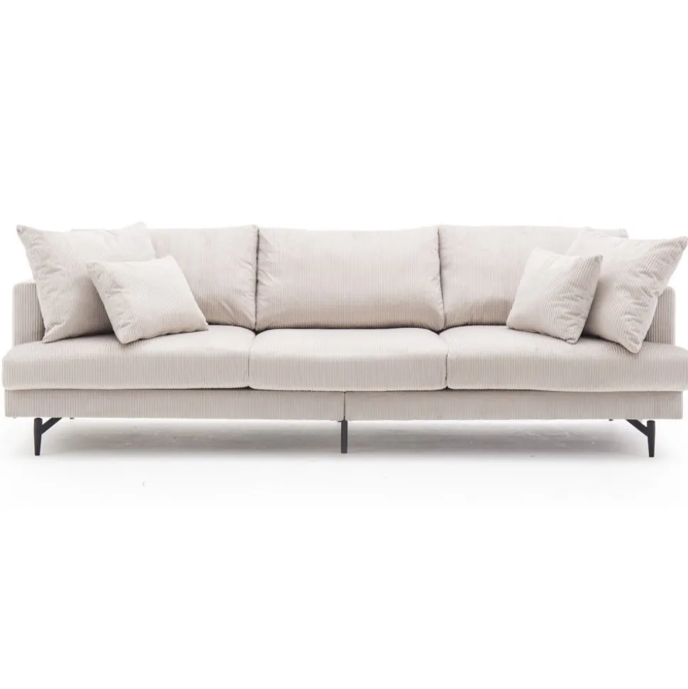 3-sits soffa i beige manchester - Hedlunda